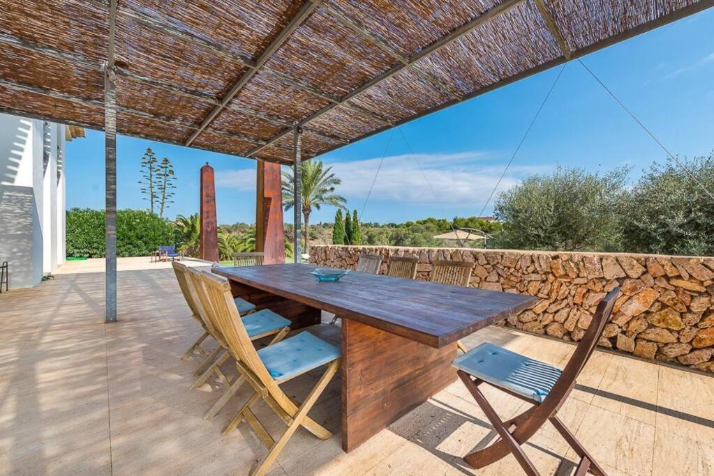 Вилла Casa De La Luz Cala Llombards Экстерьер фото